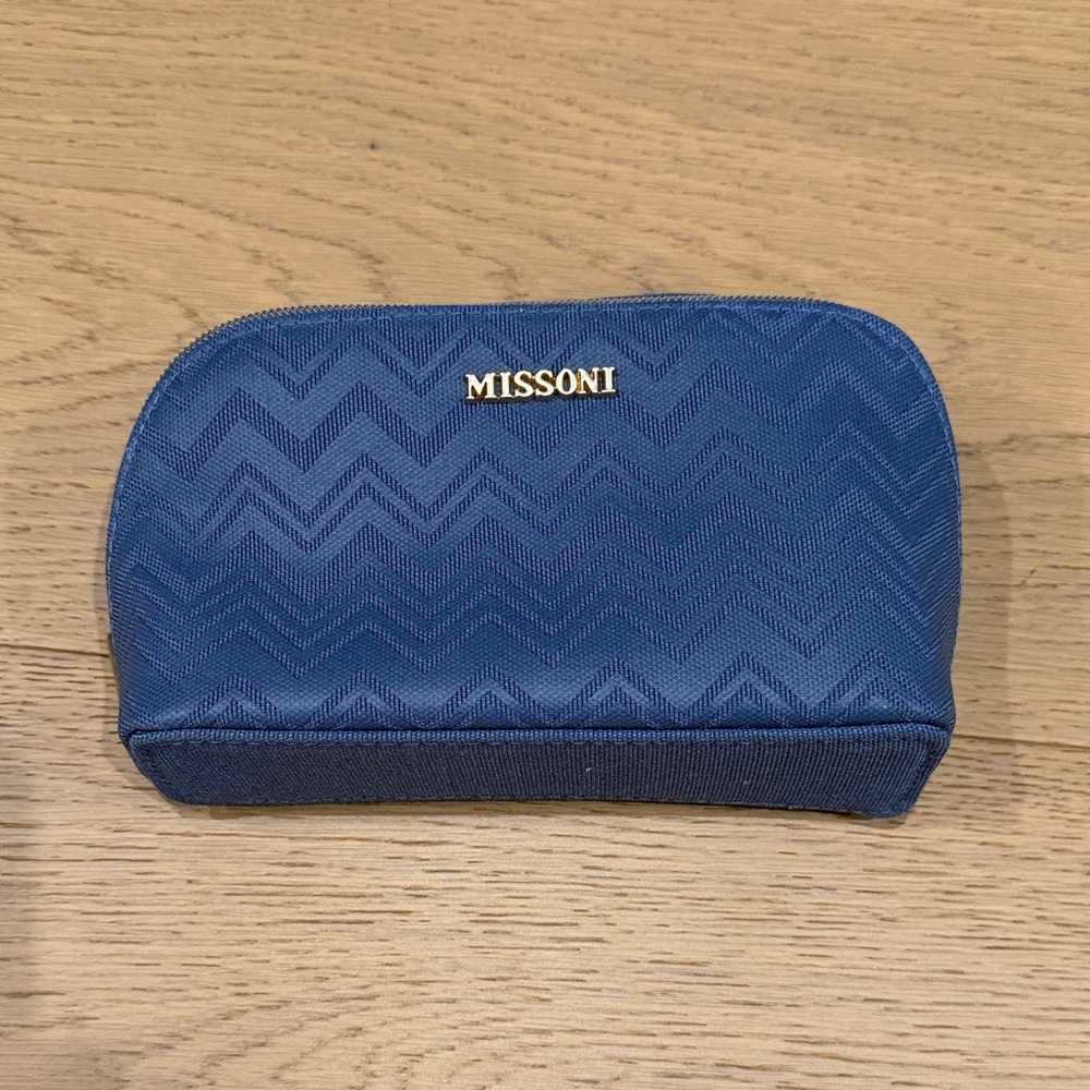 Missoni blue Cosmetic Pouch